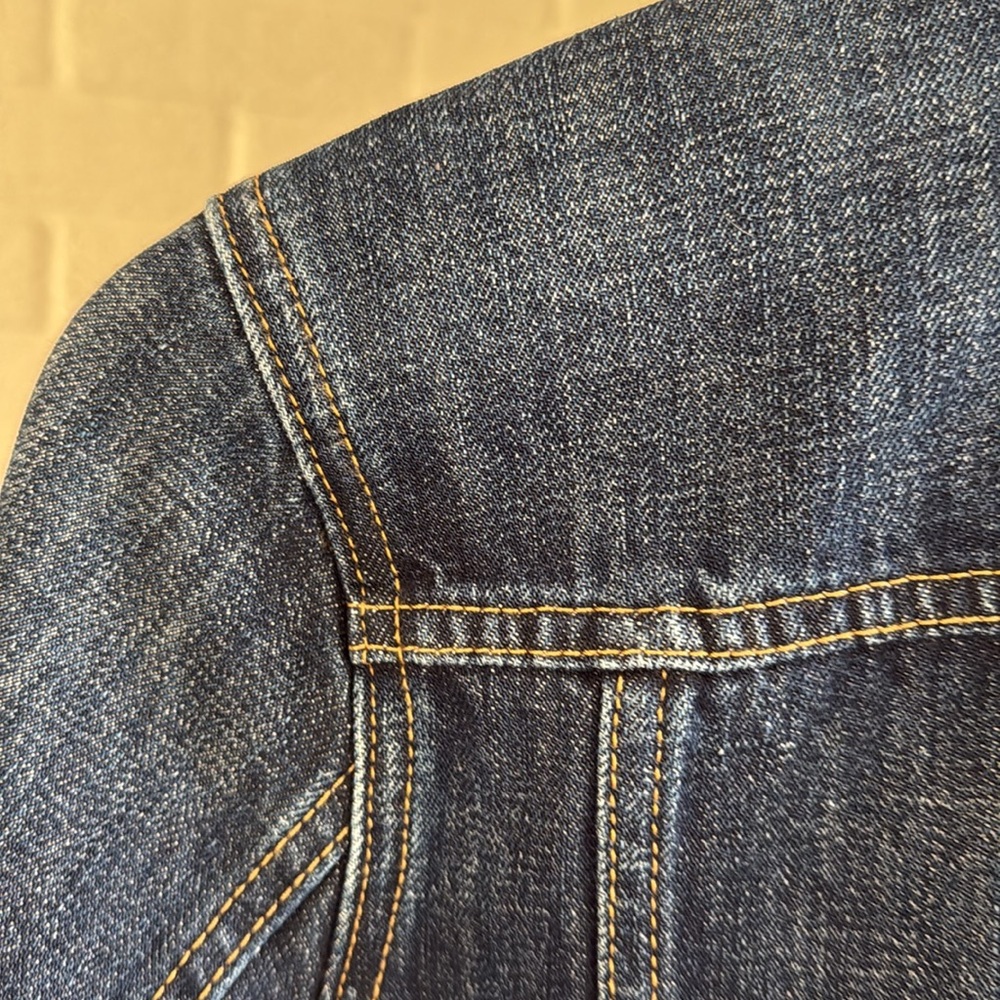 NWT Classic Gap Denim Icon Dark Wash Blue Jean Jacket Women’s Size Small - Picture 13 of 17
